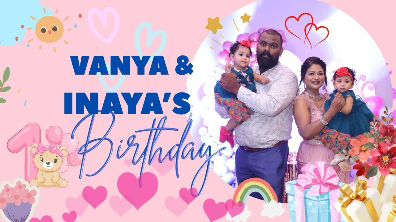 Vanya and Inaya’s 1st Birthday Celebration #ytstudio #youtubevideo #1stbirthday #birthday