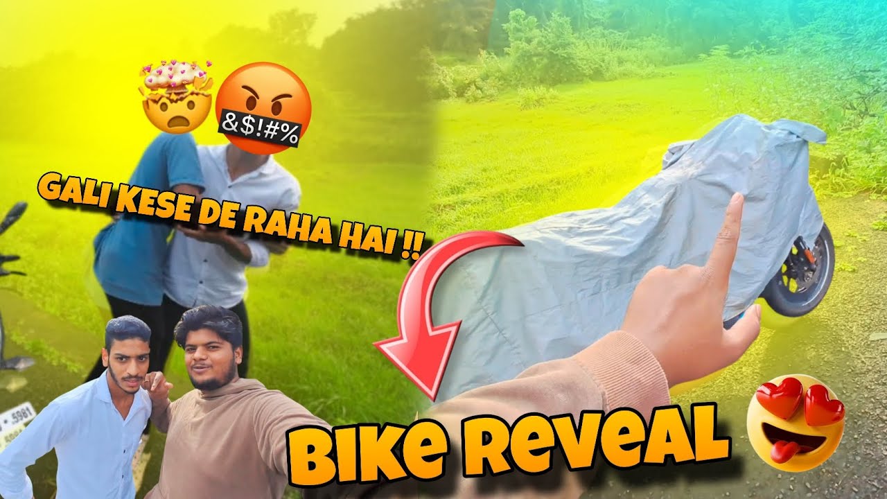 Bike reveal.... Wait for end 💥 #funny #comedy #video 