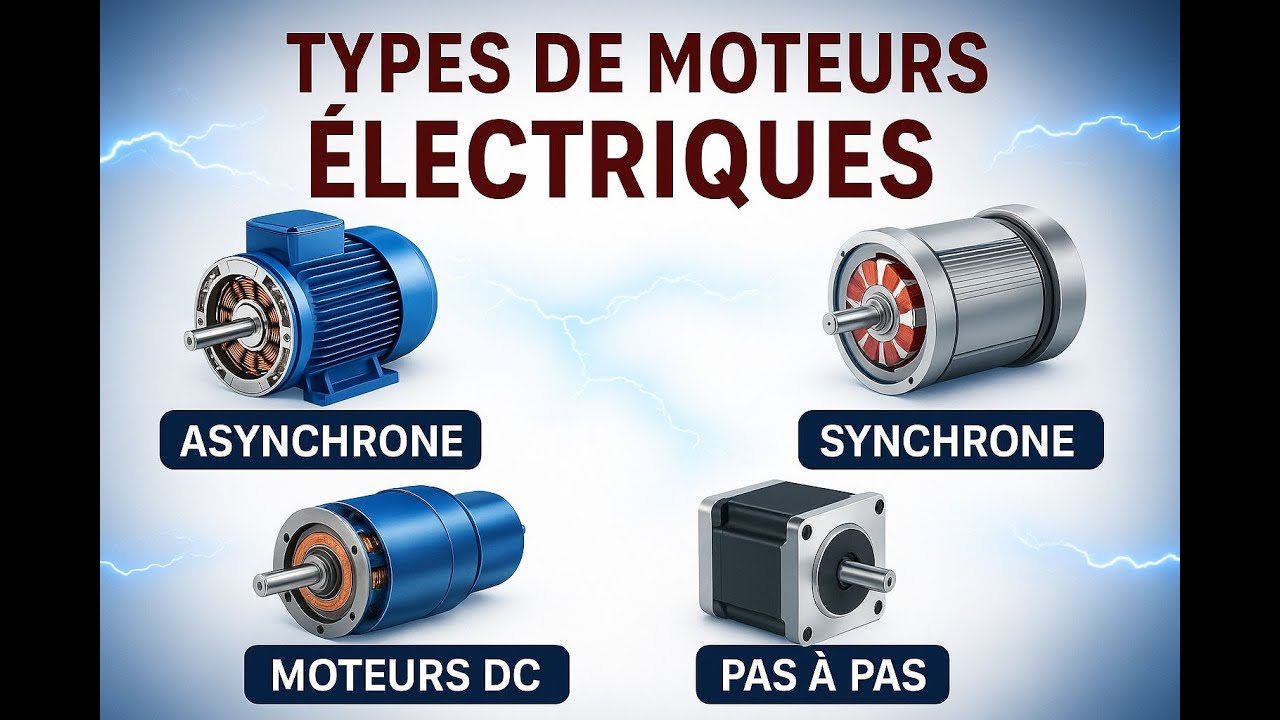 Quels sont les diff&eacute;rents moteurs &eacute;lectriques ? (avec&nbsp;exemples) أنواع المحركات الكهربائة