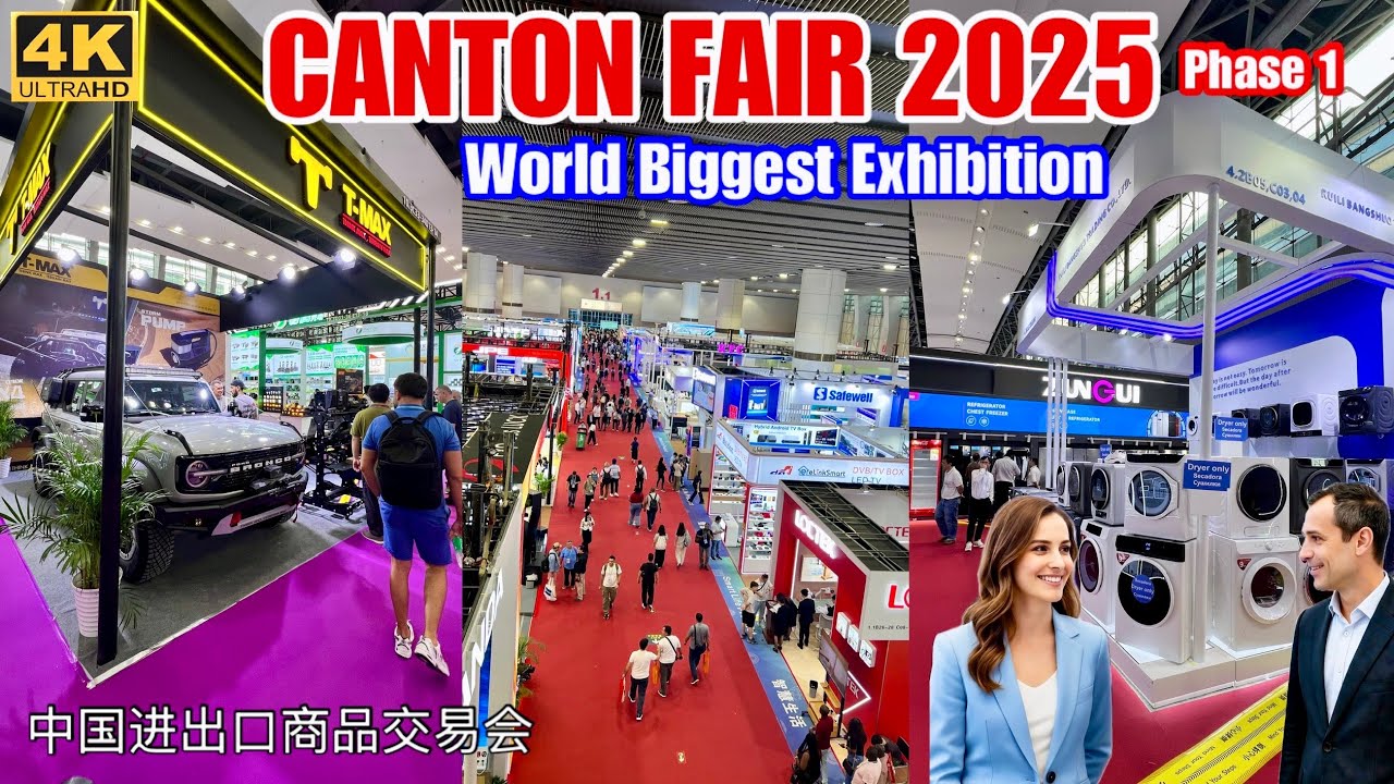 Canton Fair 2025 : How China is Dominating Global Trade War | Guangzhou 4K Walk Tour 