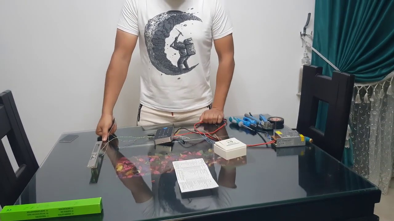 A-D114D طريقة تركيب جهاز اكسس كنترول موديل الجزء الثانى