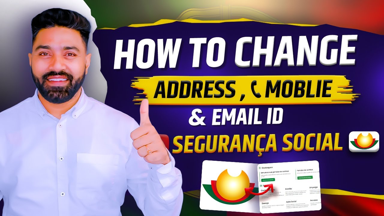 How to change Address, Phone N&ordm;, & Email in Seguran&ccedil;a Social Online 2024 | Step-by-Step Process