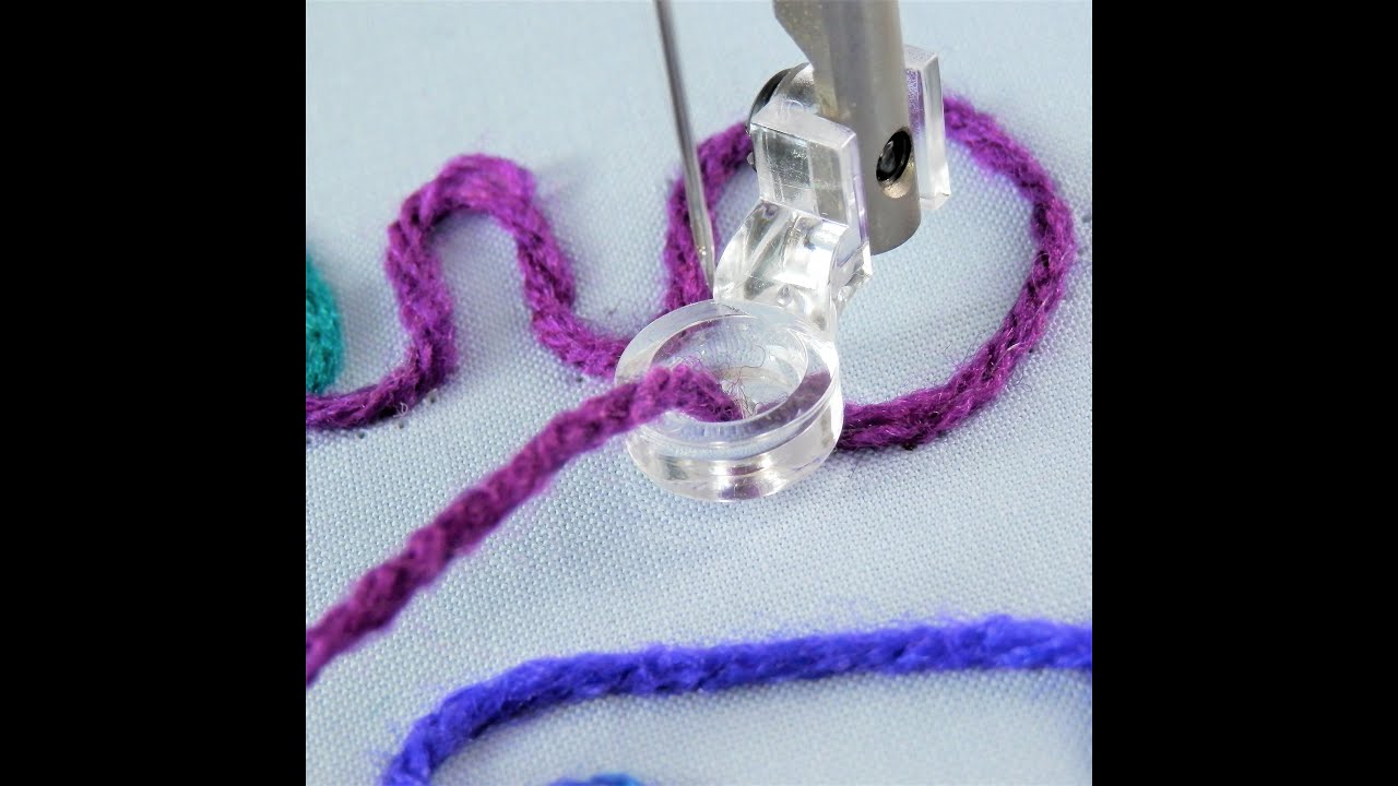 Embellishing With The Free Motion Couching Foot Set