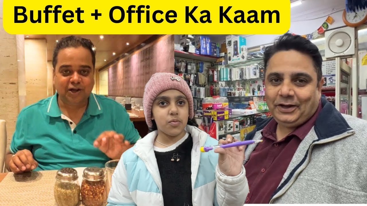 Park Accent Noida | Chatora Point Buffet Shoot 🍽️ | Office Stationery Shopping Vlog