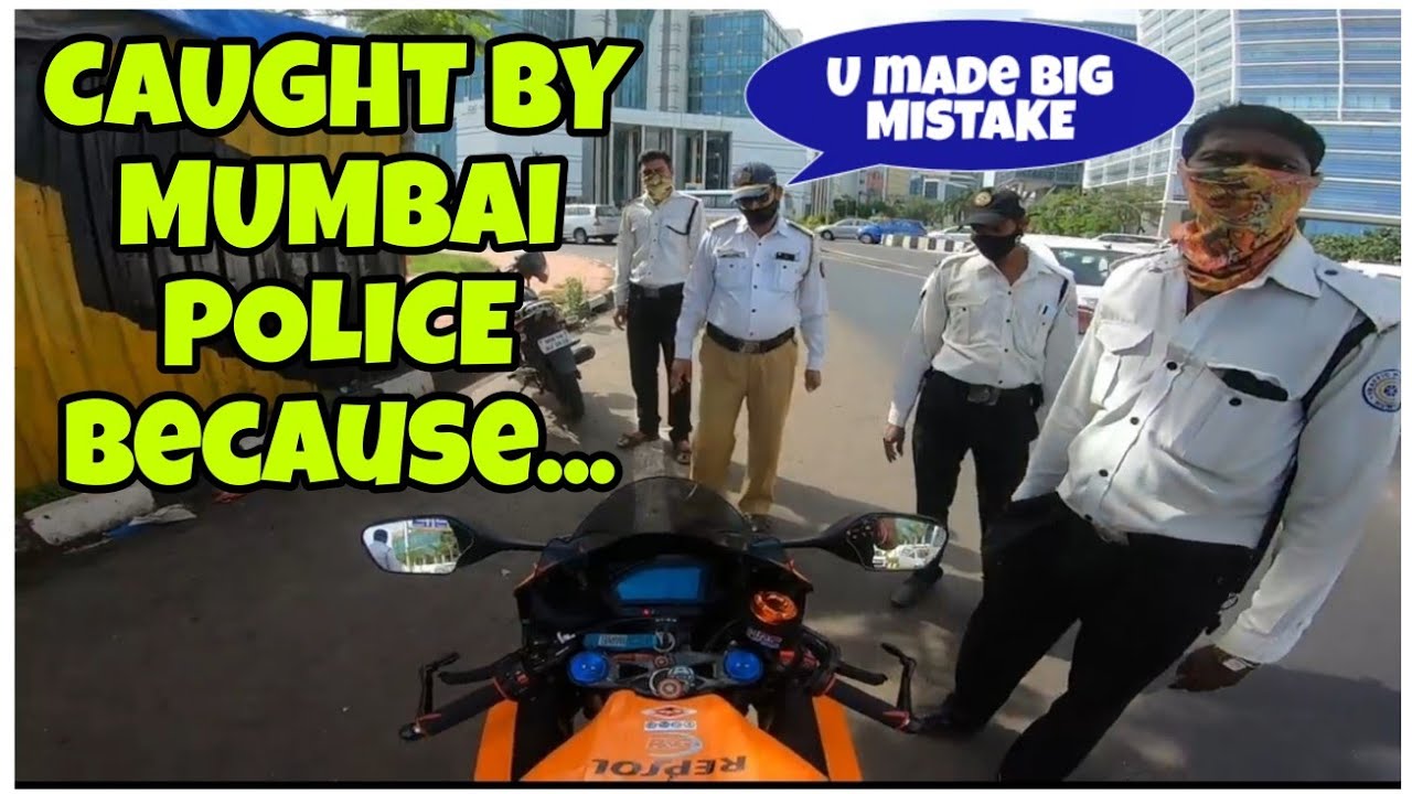 Superbike ride gone wrong, caught by Cops and paid fine, New BKC flyover is Not for bikes 😔