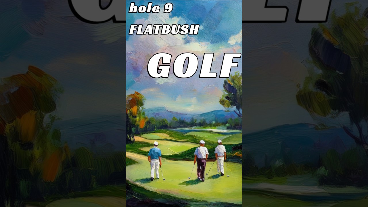 Wrapping up the FRONT 9 in STYLE at Flatbush Golf Course #golfround #golfing