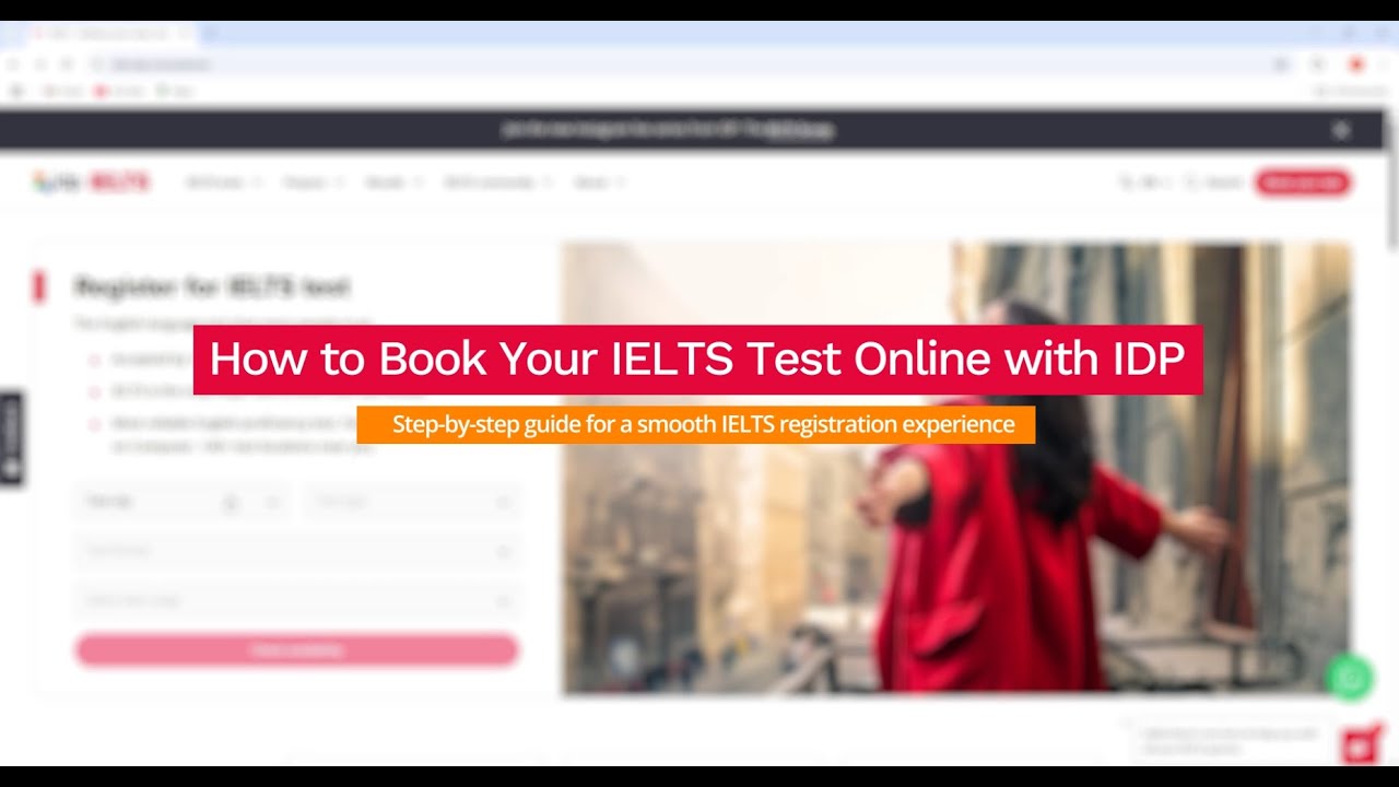 Step-by-Step Guide to Booking the IELTS Test with IDP!