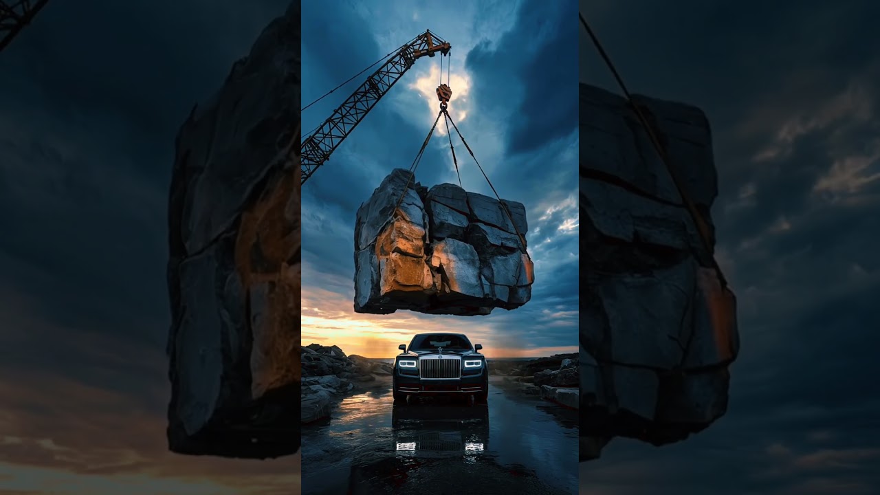 Peak Destruction! 🤯 | #car #cardestruction #crane #rollsroyce #carlovers