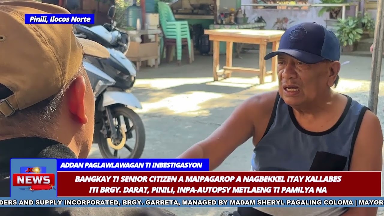 Pulisya inbagana nga addan dagiti person of interest ti maipagarop a pannakapapatay ti maysa a lakay