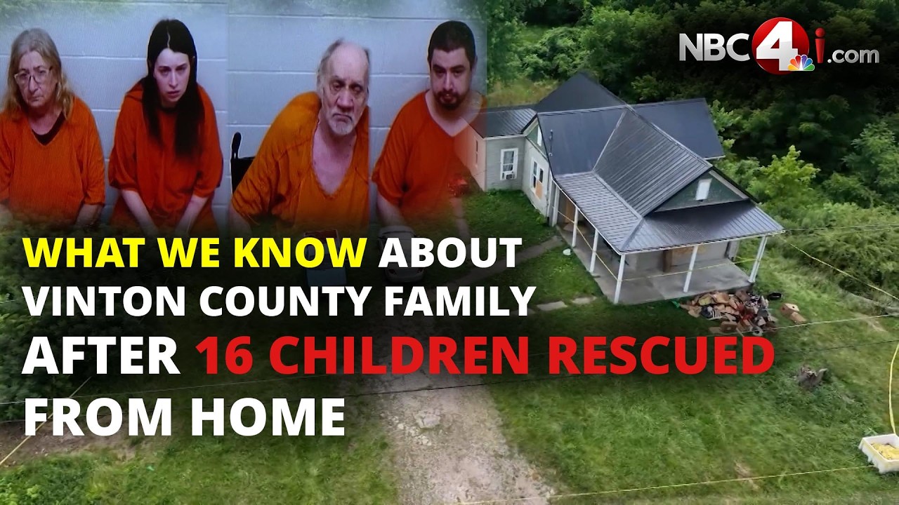 What we know about Vinton County family after 16 children rescued from 'horrific' conditions