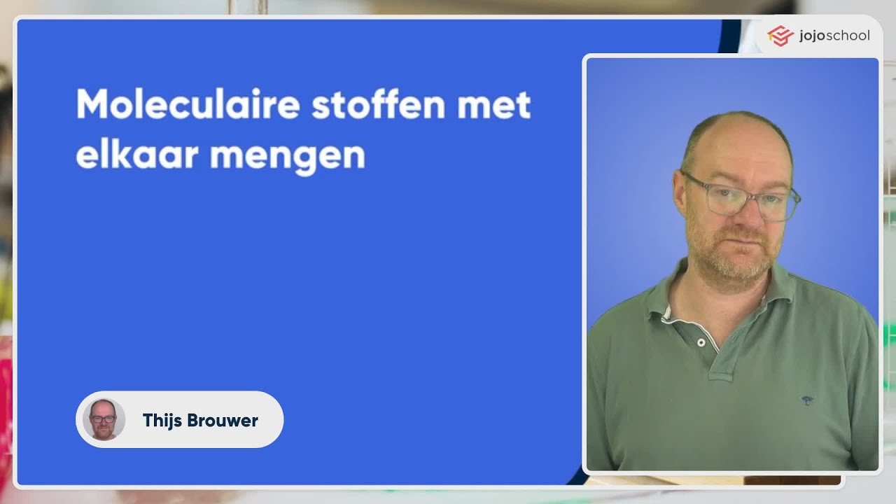 Moleculaire stoffen mengen - Scheikunde - HAVO & VWO
