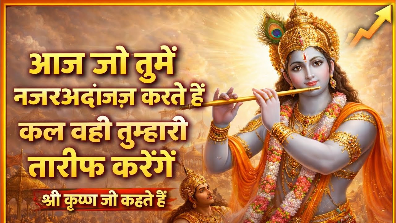 श्री कृष्ण जी कहते हैं: आज जो आपको कुछ नहीं समझते, कल वही आपकी तारीफ करेंगे