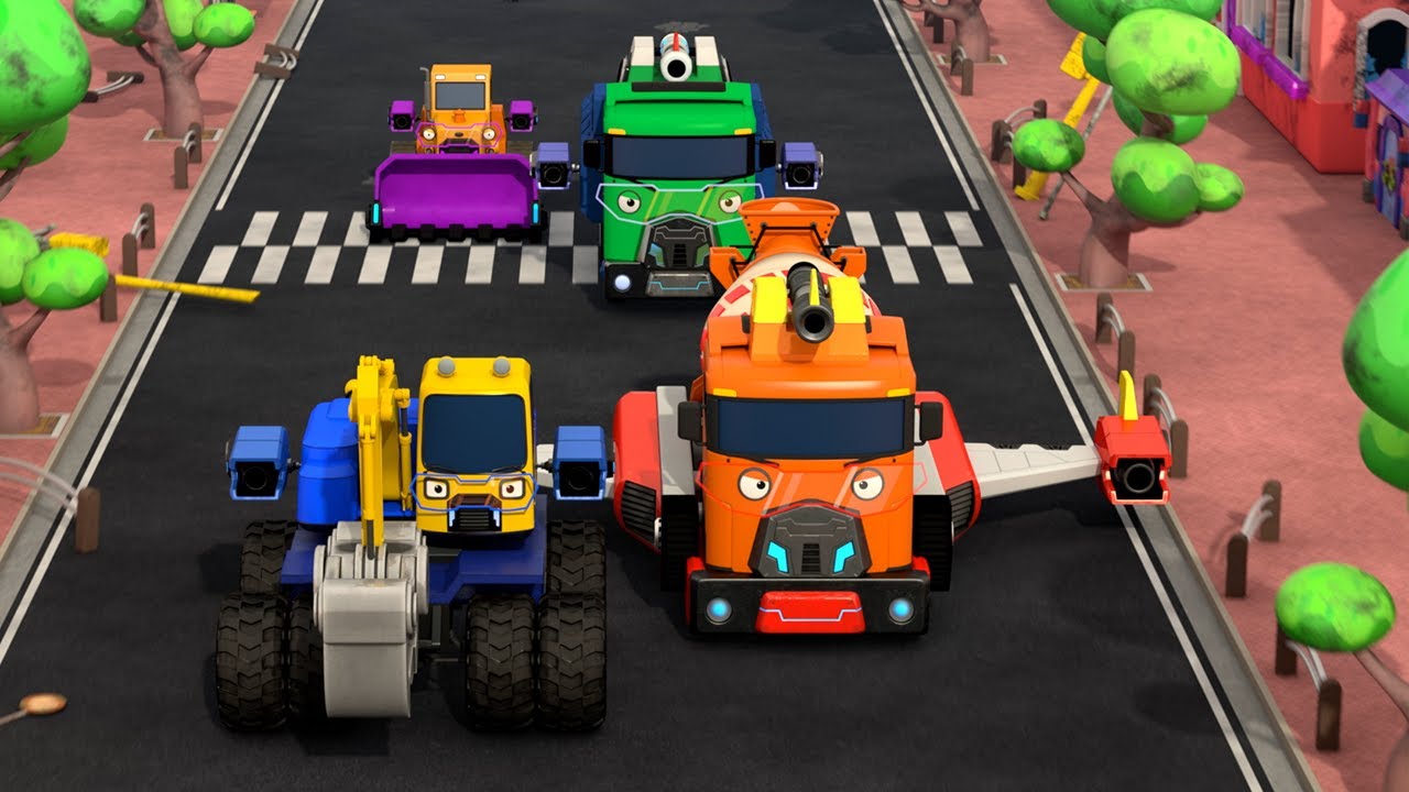 Billy Poco | Be Happy, Billy! | Hey Poco | Strong heavy vehicles song | Tayo Billy & Poco Songs