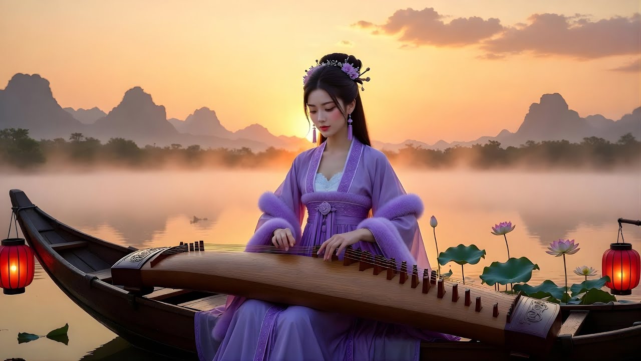 Chinese Zen Music for Sleep 🌿🌙 Soft Bamboo Flute, Erhu & Guzheng Night Relaxation