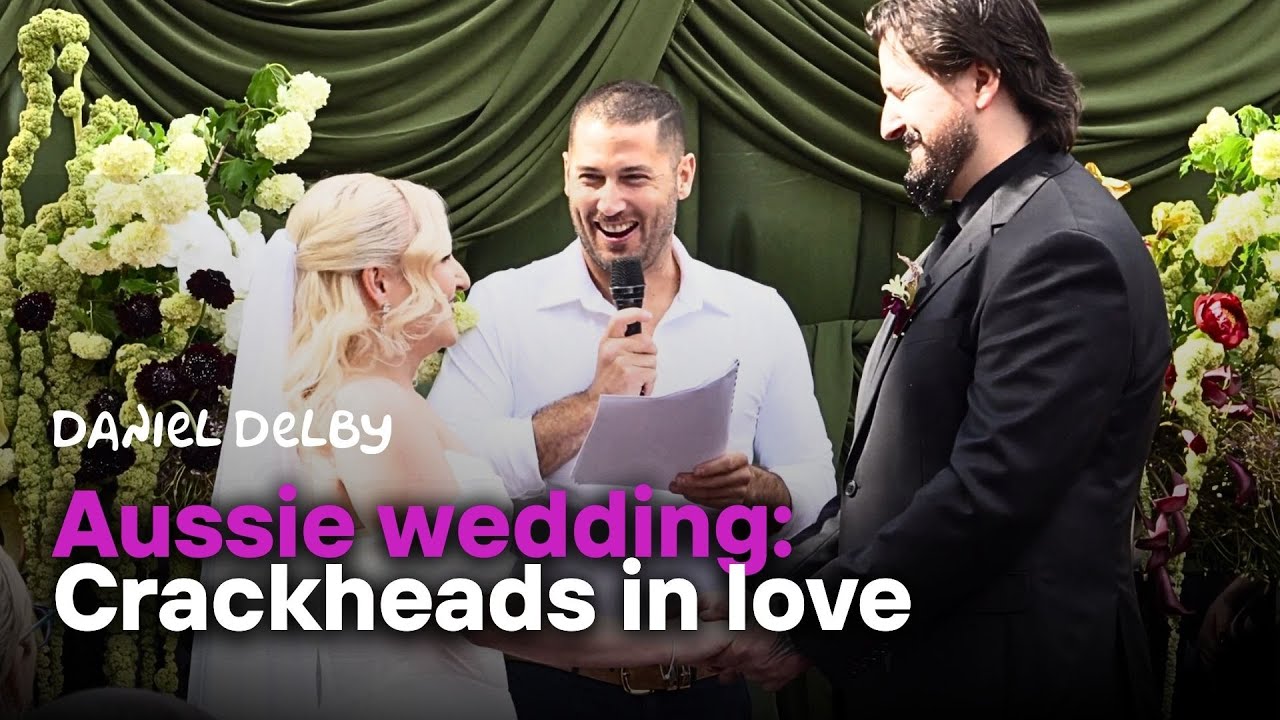Hilarious Aussie Wedding Goes VIRAL – Crackheads in Love Get Married! 😂❤️ Ross & Leah 2025