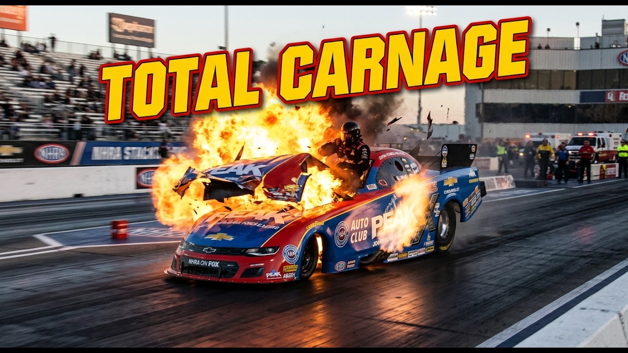 INSANE Drag Racing Crashes: Miraculous Escapes & Massive Explosions