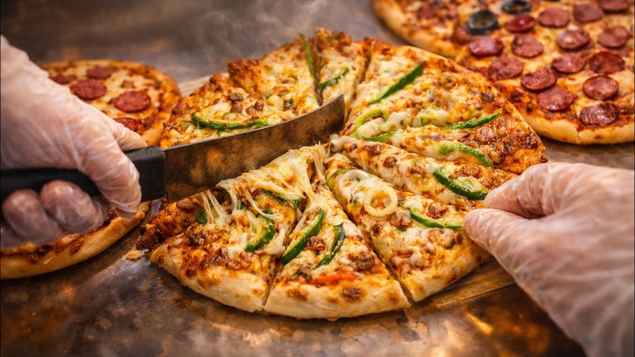 chicken pizza #restaurant#food#chef