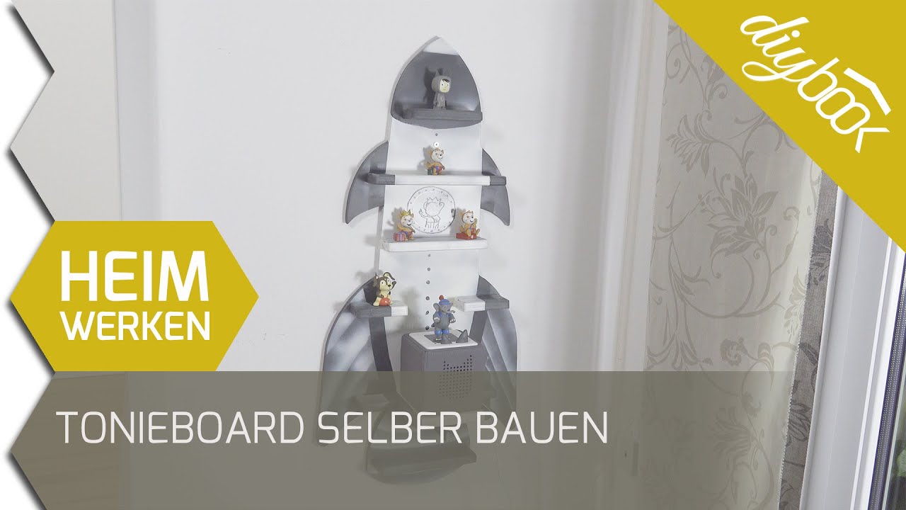Toniebox Regal selber bauen: Die Tonie-Rakete