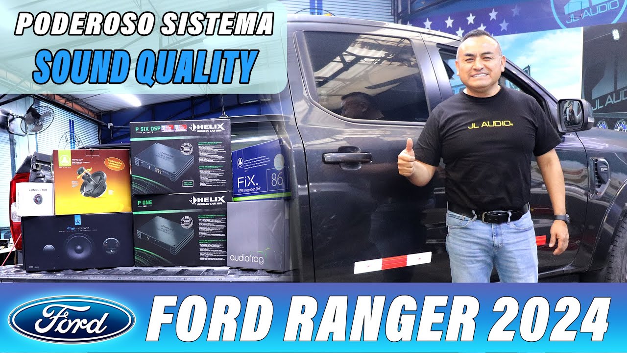 Ford Ranger 2024 Poderoso Sistema Sound Quality.