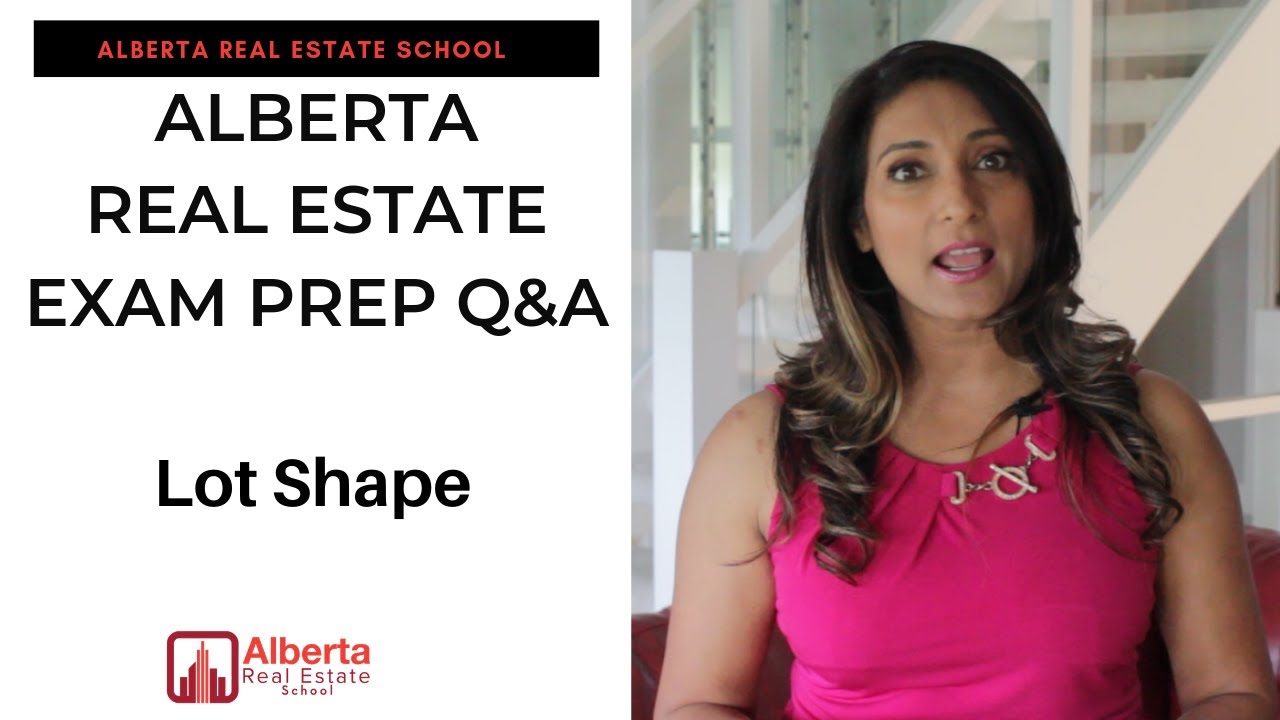 Alberta Real Estate Exam Prep Q&A: Lot Shape (Example 1)