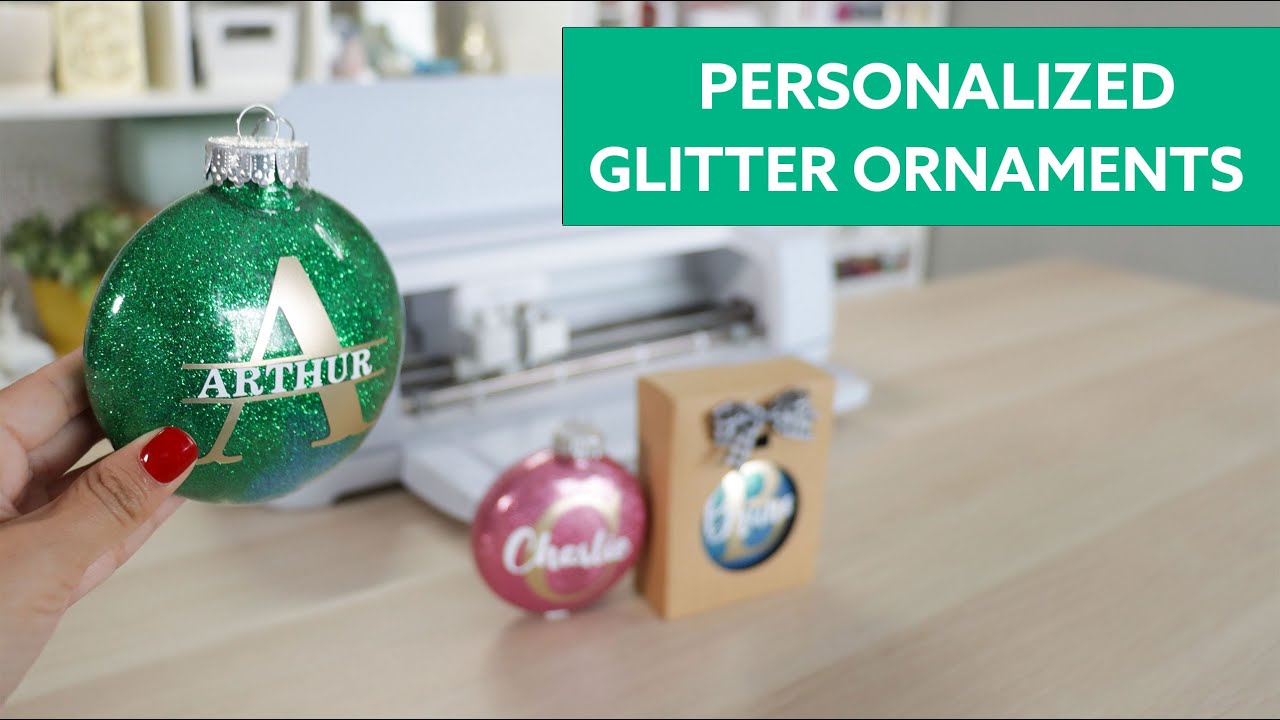 Cricut &mdash; персонализированные блестящие украшения