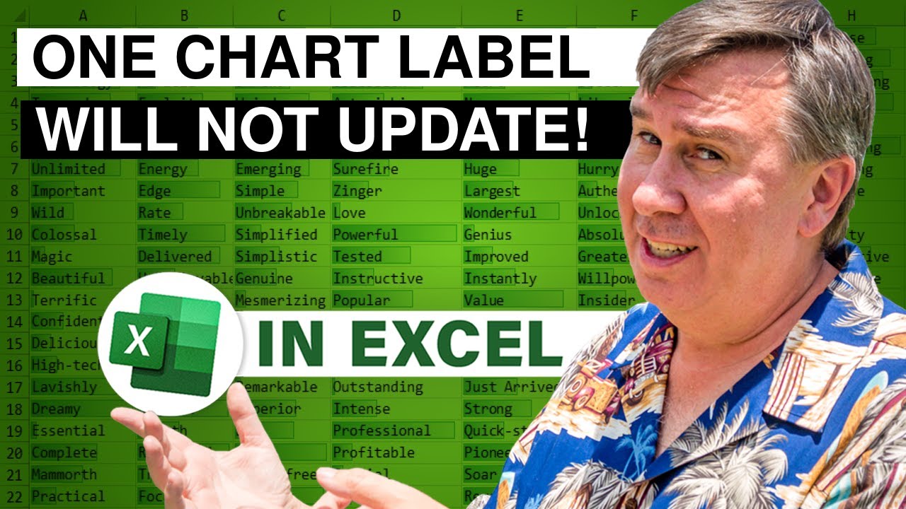 Excel The Mysterious Chart Label That Wouldn’t Update – Solved! - Episode 2670