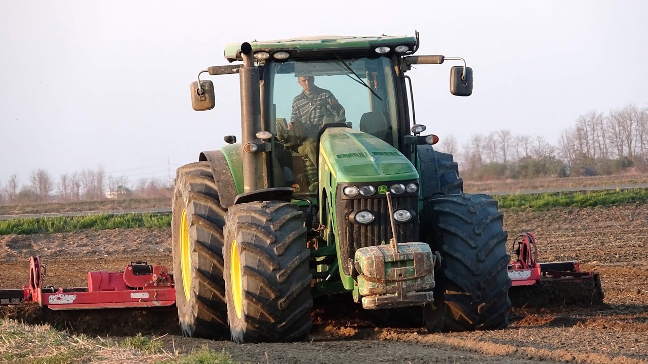 John Deere 8295 R | Maschio Jumbo 7 metri