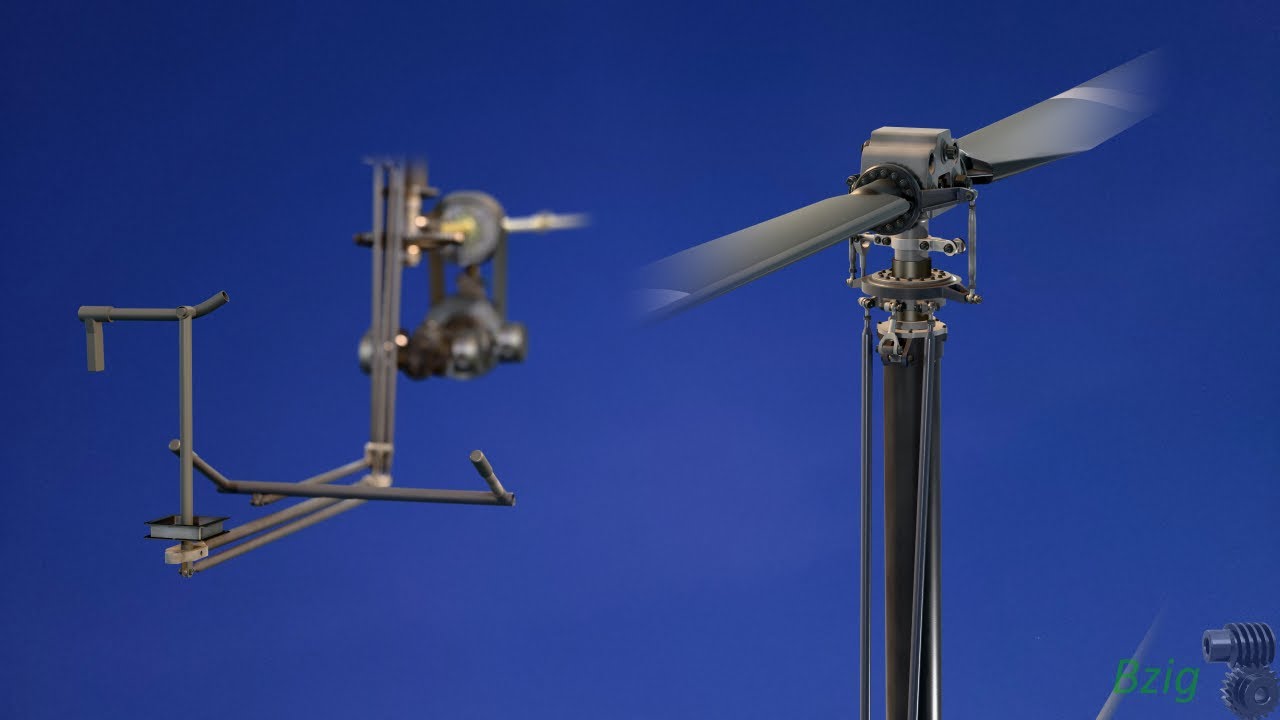 R-44 Helicopter Flight Controls