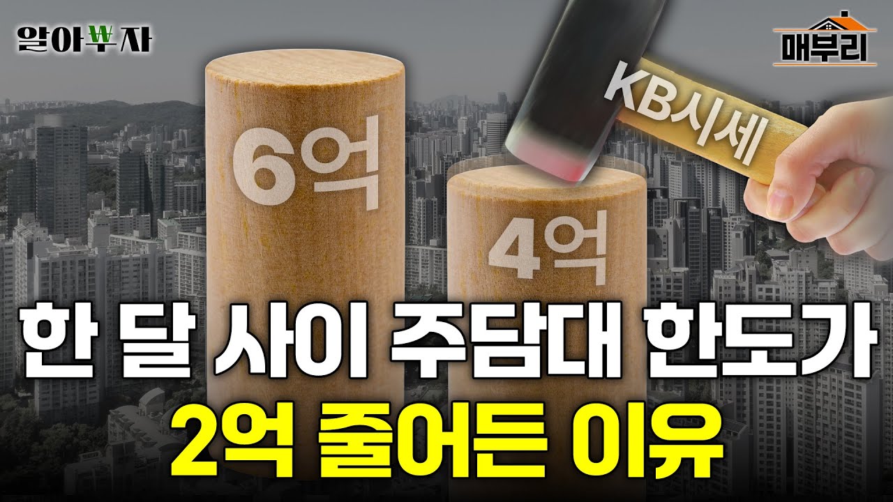 아파트 계약할 땐 6억 대출 된다더니 은행 가보니 4억만? / 알아부자