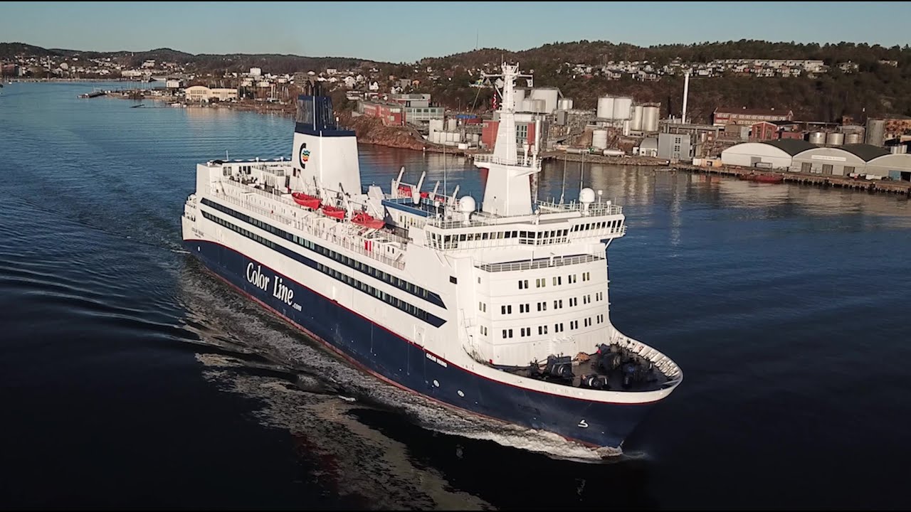 Color Viking in drone view.