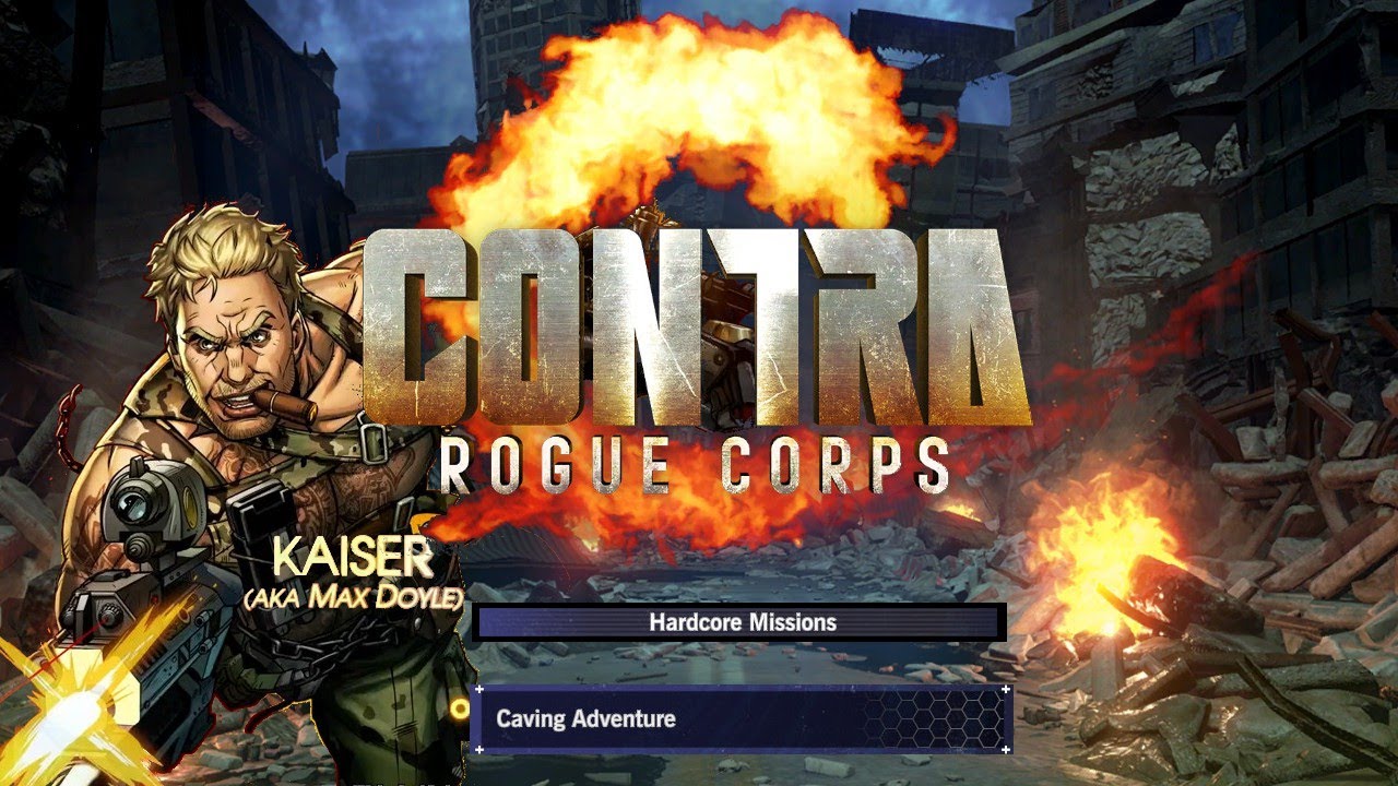 CONTRA: ROGUE CORPS. Hardcore Mission - Caving Adventure (No Death) [Rank S]