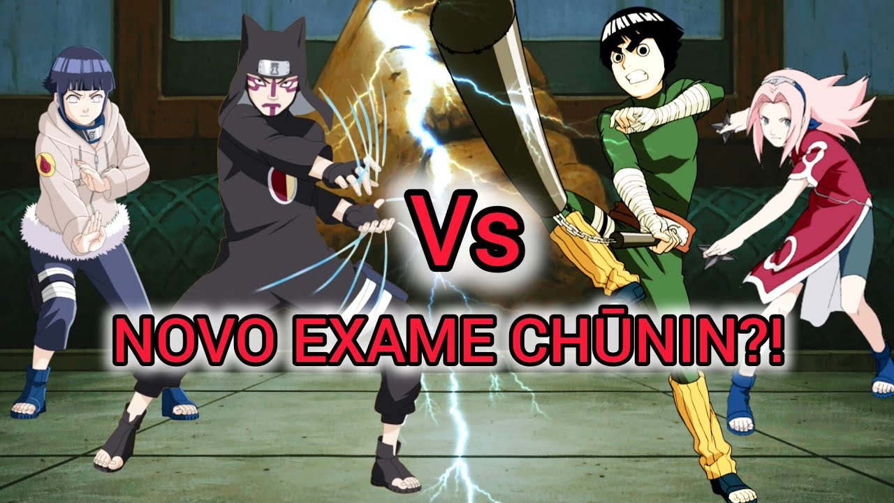 O NOVO EXAME CHŪNIN EM NARUTO SERIA ASSIM