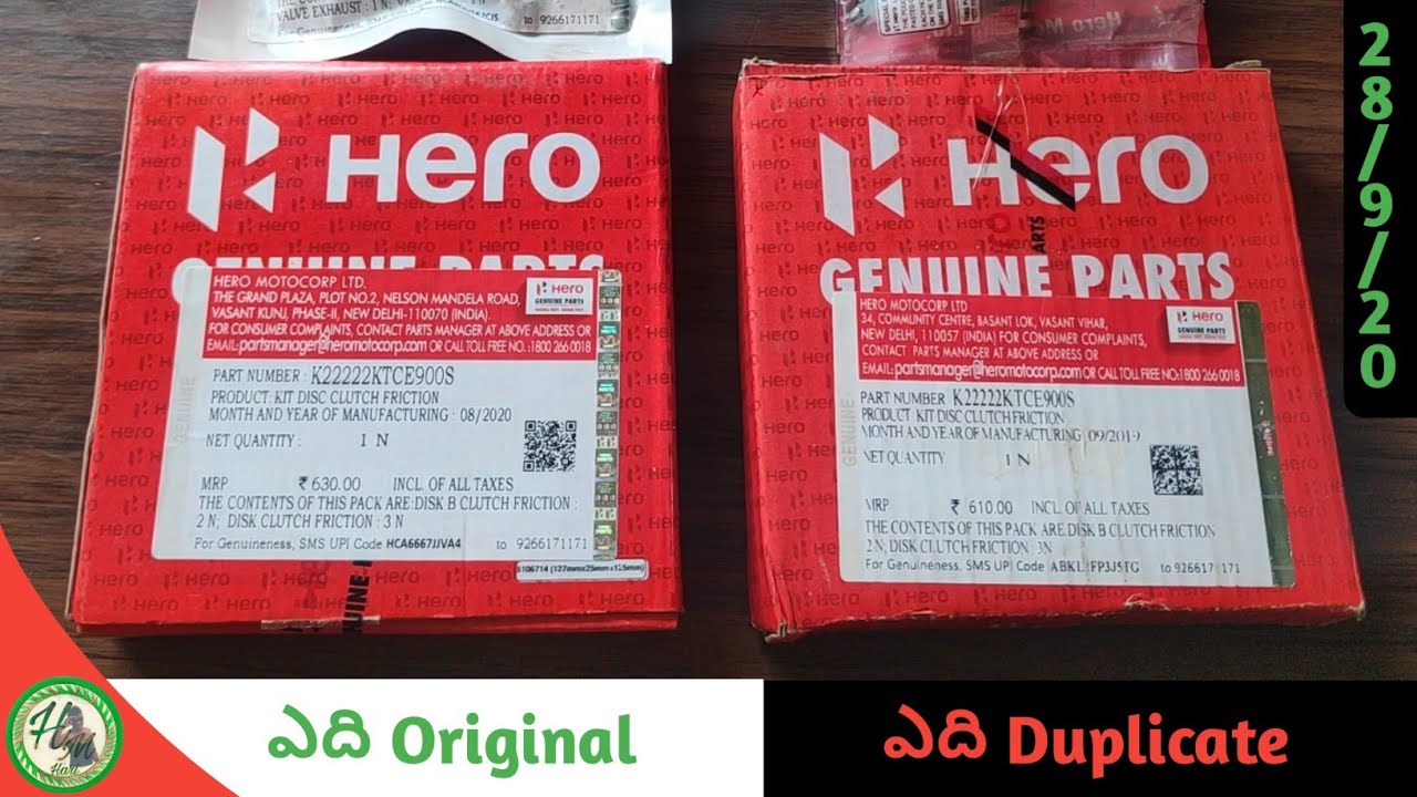 How To Know What Is Original Spear Part And Duplicate Spear Part In Telugu//Hari Mec