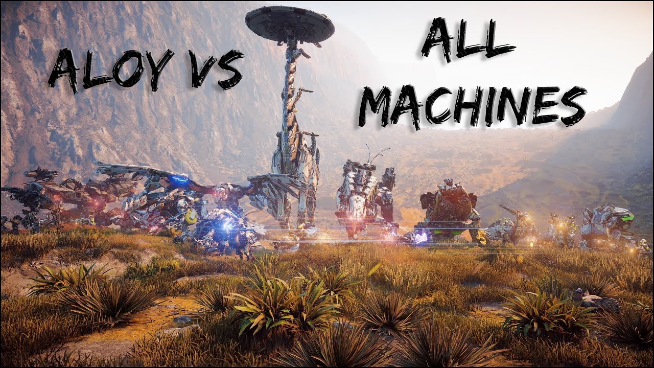 Aloy VS All Machines + Bosses Simultaneously / Ultra Hard (HZD Arena)