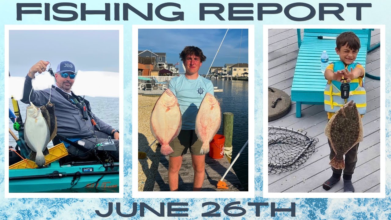 New Jersey Fishing Report June 26th #fishingreport #fishing #surffishing #fluke