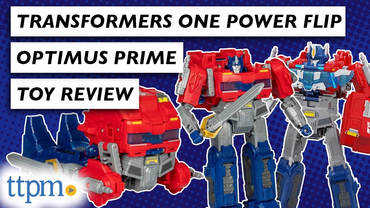 NEW 4-in-1 Transformers One Power Flip Optimus Prime!
