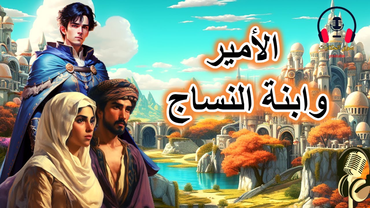 قصة الأمير وابنة النساج، من القصص الخيالية المشوقة قبل النوم، ضع السماعات واستمع، سوق الحكايات والقص