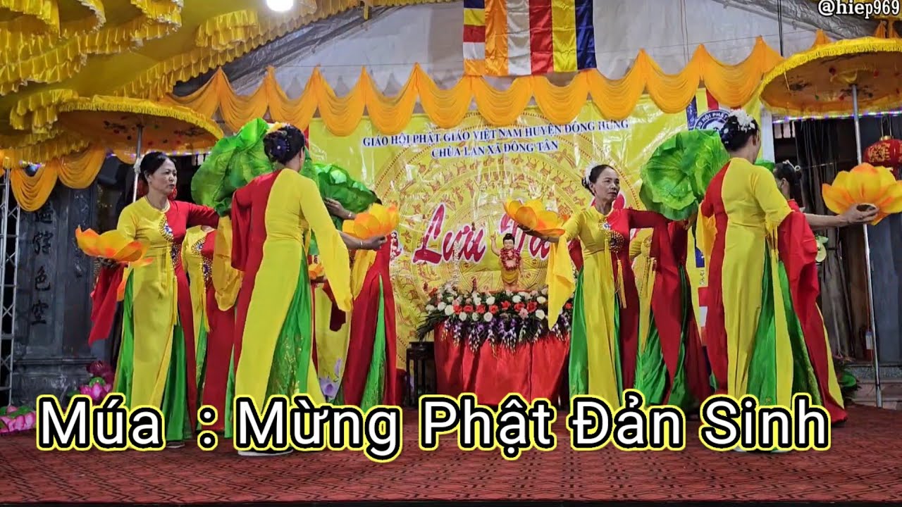 Múa Mừng Phật Đản sinh  ,Đoàn Dâng Hương vũ hội Tâm linh song lan