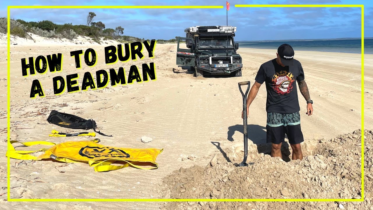 Ground anchor off-road recovery! Deadman Off road.