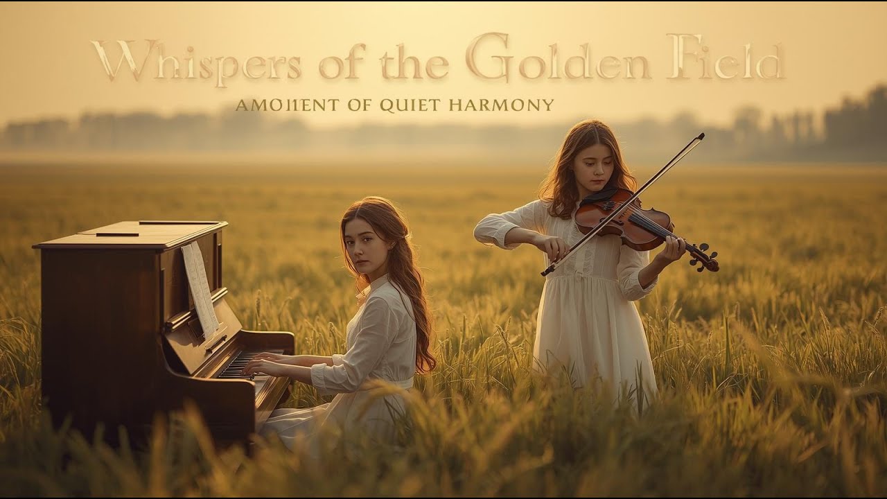 Deep Relax Music – Piano & Violin in Golden Fields | Heal Stress, Calm Mind, Sleep & Focus