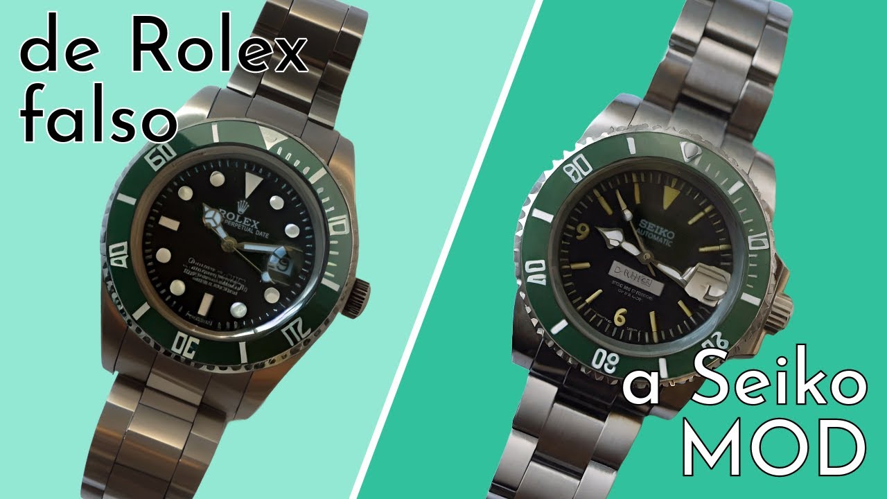 De ROLEX fake a SEIKO mod