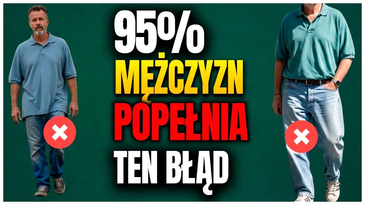 JEANSY, które KAŻDY Mężczyzna 40+ Nosi ŹLE (i Jak Wybrać Idealny Model!)