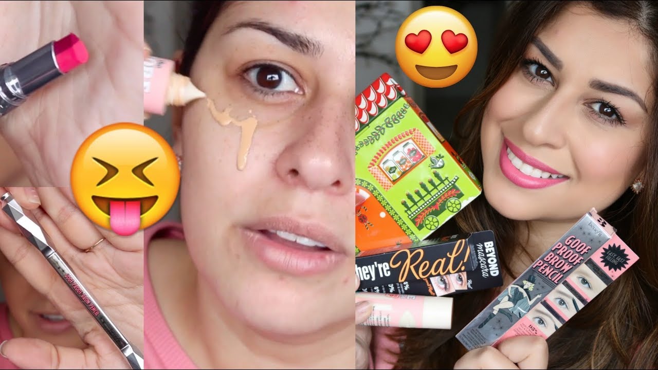 MAQUIAGEM DIA-DIA - TESTANDO OS PRODUTOS DA BENEFIT #VEDA #19