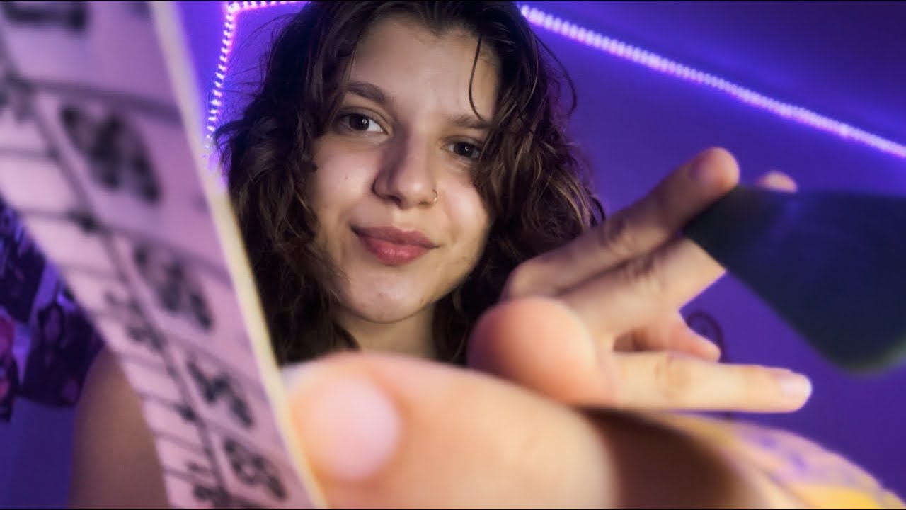ASMR ~ Analisando a simetria do seu rosto ✨Tapping na tela, medidas, atenção pessoal, etc…