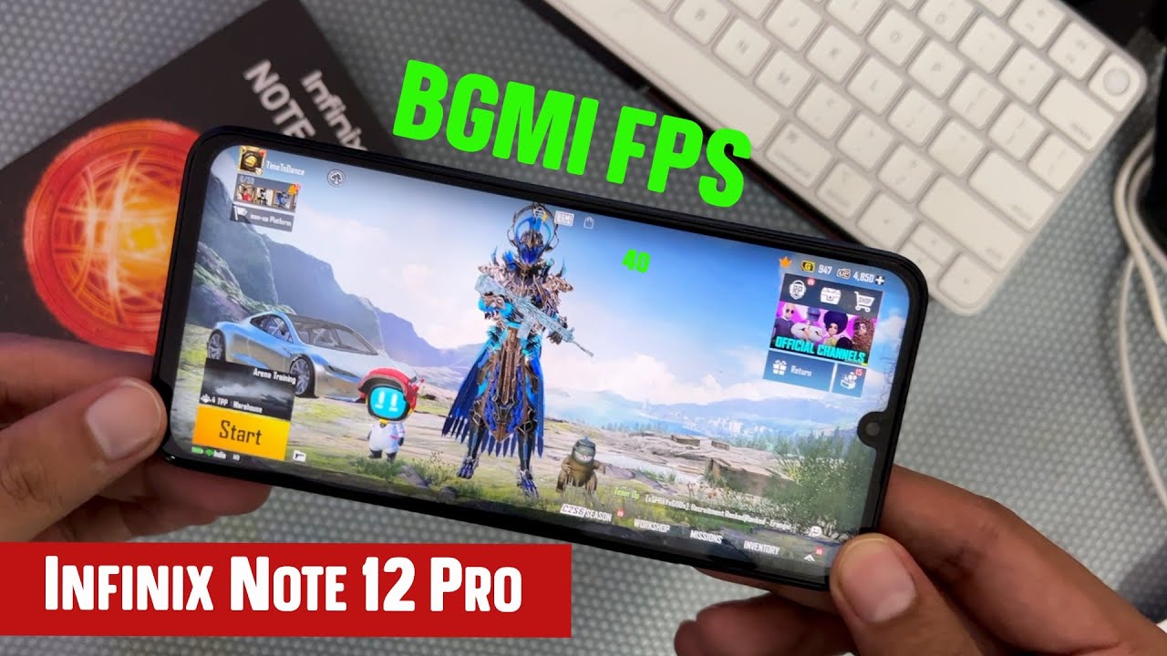 Infinix Note 12 Pro 5G BGMI Gaming Test with FPS & Heating | PUBG Gameplay Hindi