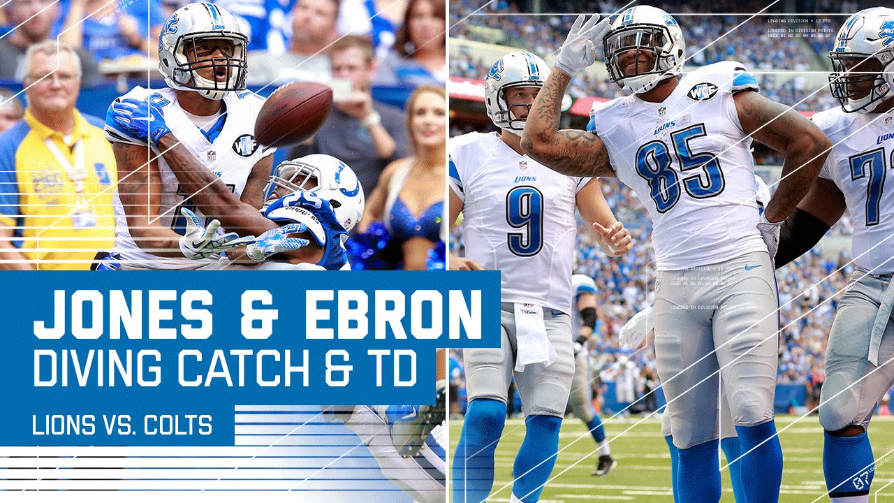 Marvin Jones' Amazing Catch Sets Up Eric Ebron TD! | Lions vs. Colts | NFL