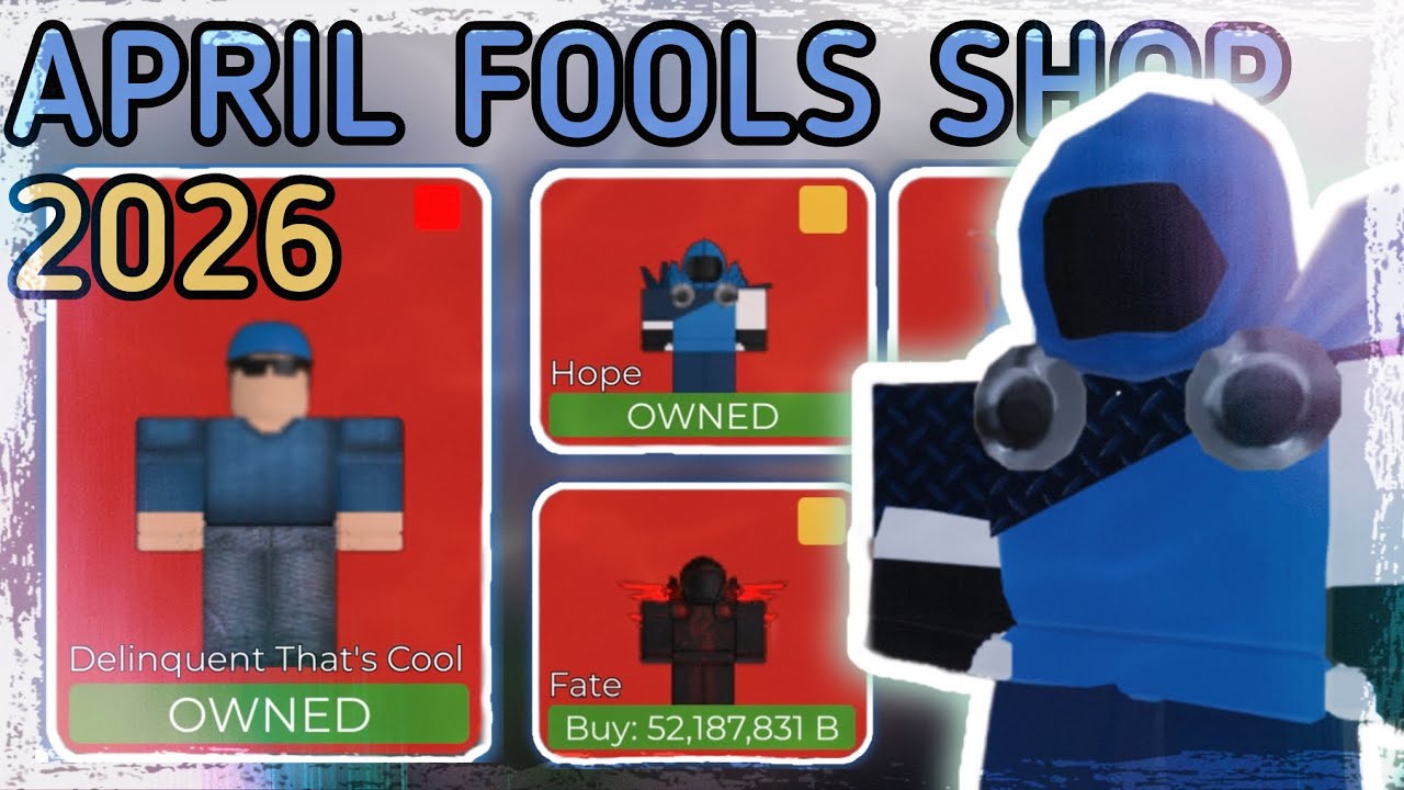 APRIL FOOLS SHOP 2026 (Roblox Arsenal)
