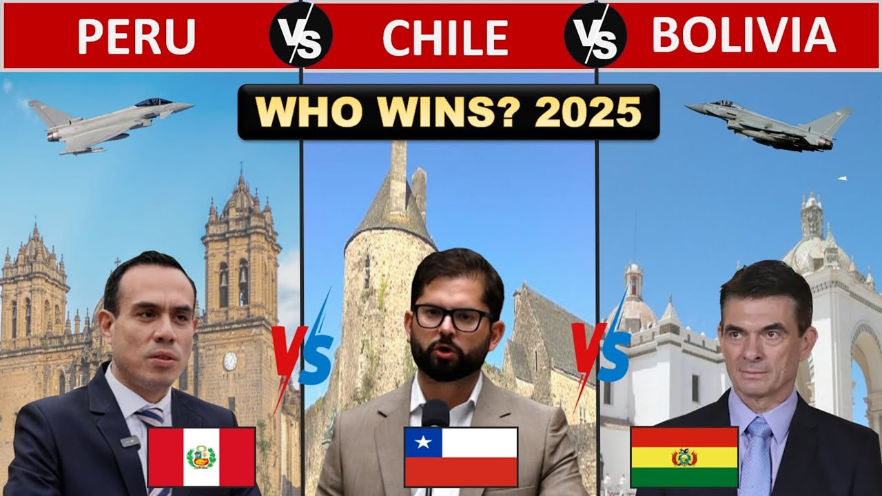 THE PACIFIC RIVALS: Peru 🇵🇪 vs Chile 🇨🇱 vs Bolivia 🇧🇴 Military Ranked 2025
