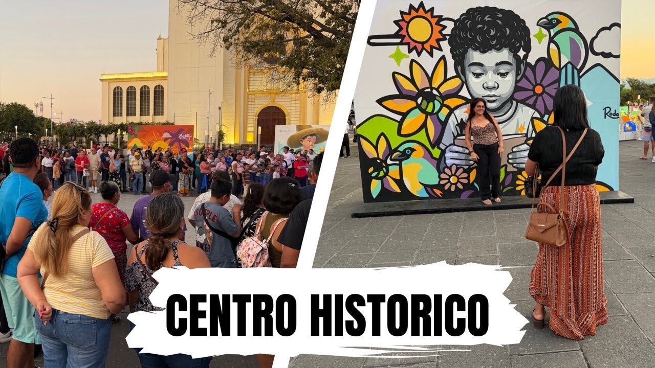 ¡CASA LLENA EN EL CENTRO HISTORICO de EL SALVADOR!