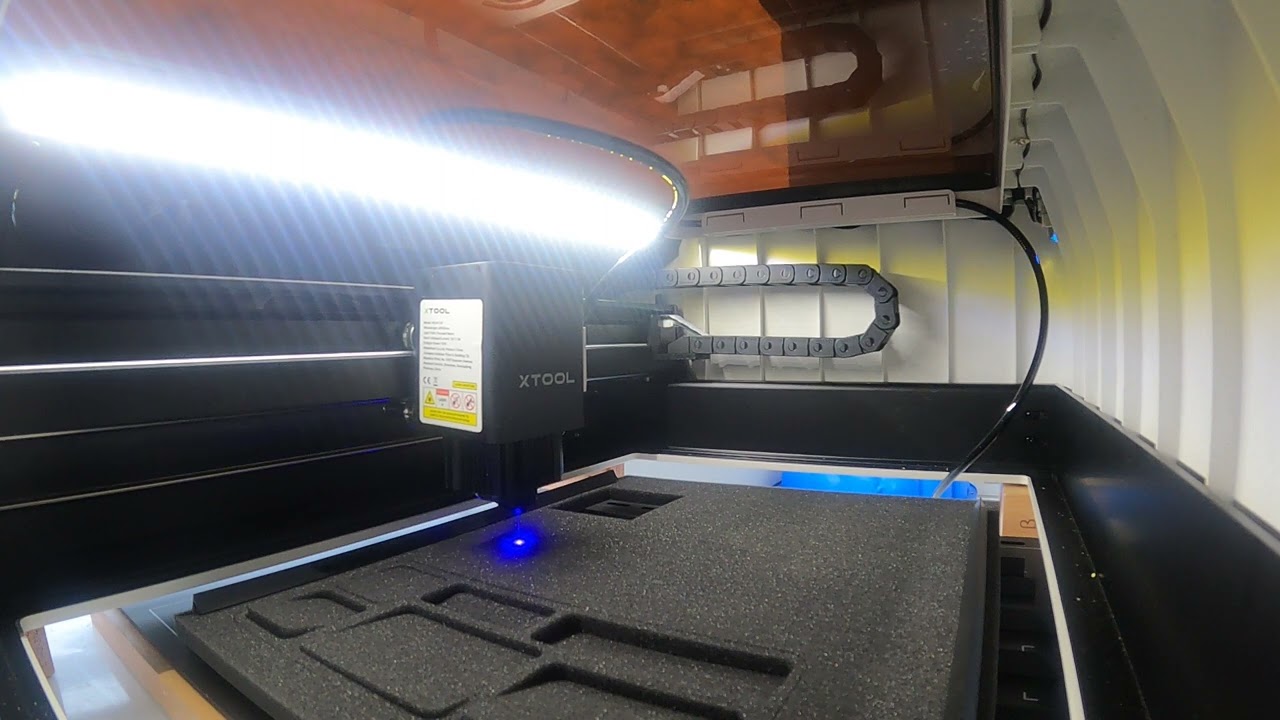 Laser cutting Foam with the XTool M1 10W Laser Cutter